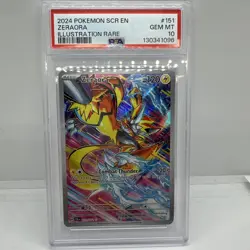 PSA 10 Zeraora 151/142 Illustration Rare - Stellar Crown - Pokemon Card - Image 1