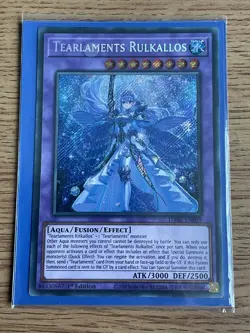 Yu-gi-oh DABL-EN039 Tearlaments Rulkallos Secret Rare 1st Edition NM card - Image 2