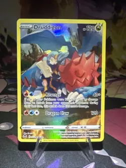Druddigon TG09/TG30 Trainer Gallery Silver Tempest Holo Pokemon Card NM SW/SH - Image 1