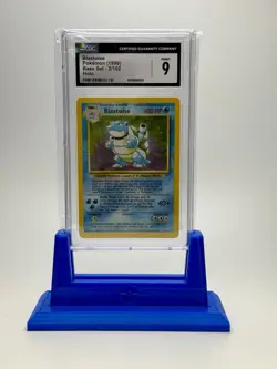 1999 Pokemon Base Set Unlimited Blastoise Holo Rare Card 2/102 CGC Mint 9 - Image 2