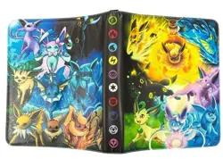 Pokemon Eevee Eeveelutions Card Binder TCG 9 Pockets 50 Sleeves Holds Zipper - Image 3
