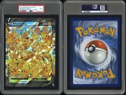 2021 Pokemon SWSH Black Star Promo PSA 7 Pikachu V Union JUMBO CARD - Image 2