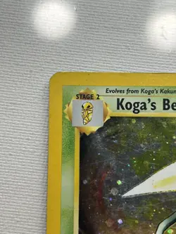 Pokemon TCG Koga's Beedrill Gym Challenge Holo Card 9/132 - Image 4