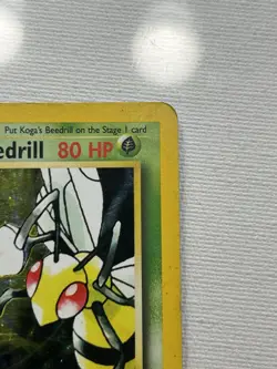 Pokemon TCG Koga's Beedrill Gym Challenge Holo Card 9/132 - Image 5