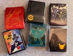 Pokemon Official TCG Card ETB Sleeves Lot - Each Pack Has 65 - 23 Packs! - Image 3