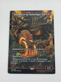 MTG Overlord of the Boilerbilges Showcase Foil #393 - Duskmourn: House of Horror - Image 1