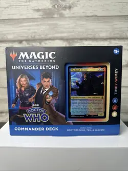 Magic The Gathering Doctor Who Commander Deck Universes Beyond Timey-Wimey NEW 195166228815 - Image 1