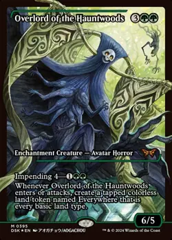 MTG Overlord of the Hauntwoods - Foil - Showcase, NM-Mint, English Duskmourn: Ho - Image 1