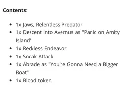 Magic The Gathering: Secret Lair x Jaws: Terror of Amity Island Foil​ - Image 2