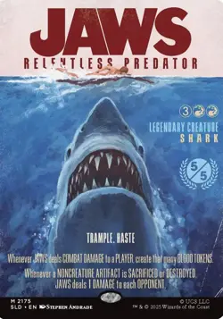Magic The Gathering: Secret Lair x Jaws: Terror of Amity Island Foil​ - Image 3
