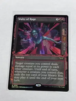 Waltz of Rage Showcase Duskmourn: House of Horror Foil #318 - Image 1