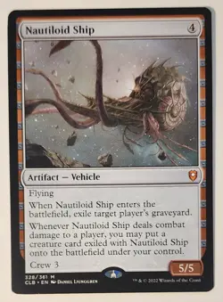 MTG - Nautiloid Ship - CLB 328/361 - Battle for Baldur's Gate - Mythic - Magic - Image 1