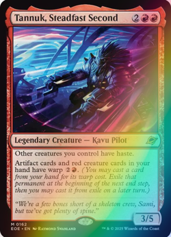 MTG - Tannuk, Steadfast Second - Foil - EOE 0162 - Edge of Eternities - Mythic - Image 1