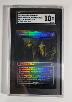 MTG - Argonath, Pillars of the Kings - SGC 10 GM Graded - Foil - LTC 0351 - Image 1