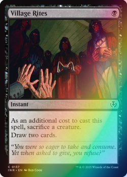MTG - Village Rites - Foil - INR 0137 - Innistrad Remastered - Magic - Image 1