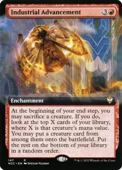 MTG - Industrial Advancement - Extended Art - NCC 147 - Streets of New Capenna - Image 1