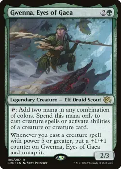 MTG - Gwenna, Eyes of Gaea - BRO 185/287 - Brothers' War - Rare - Magic - Image 1