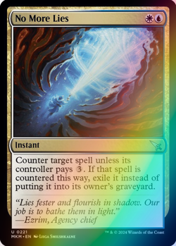 MTG - No More Lies - Foil - MKM 0221 - Murders at Karlov Manor - Magic - Image 1