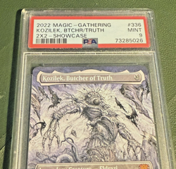 MTG Kozilek, Butcher of Truth Full Art Borderless PSA 9 MINT Double Masters 336 - Image 3
