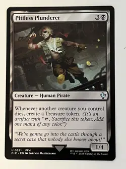 Pitiless Plunderer Commander Final Fantasy Non-Foil Regular MTG NM - Image 1