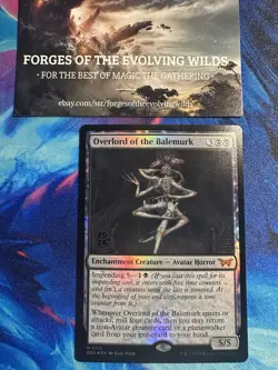 Overlord of the Balemurk Promo Foil Pre-release Duskmourn: House of Horror - Image 1