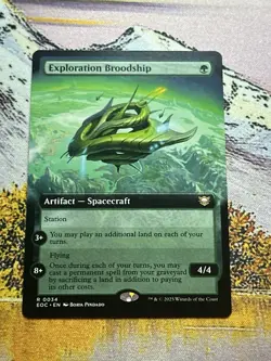 Exploration Broodship (Extended Art) [Commander Edge of Eternities] NM MTG - Image 5