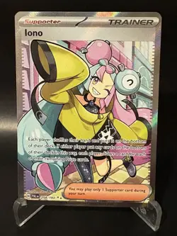 2023 Pokemon IONO 254/193 Paldea Evolved PAL EN Ultra Rare Holo - Image 1