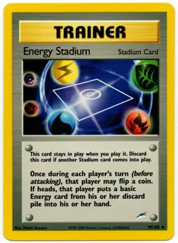Pokemon - Neo Destiny Energy Stadium 99/105 NM - Image 1