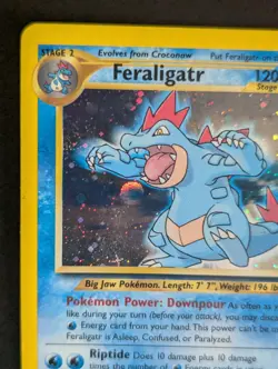 Feraligatr 5/111 Holo Rare - Pokemon Neo Genesis - WOTC Vintage - Lightly Played - Image 3