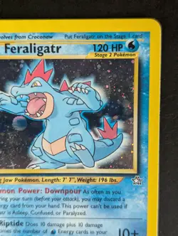 Feraligatr 5/111 Holo Rare - Pokemon Neo Genesis - WOTC Vintage - Lightly Played - Image 4