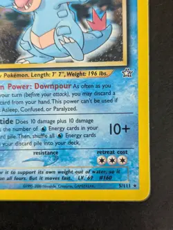 Feraligatr 5/111 Holo Rare - Pokemon Neo Genesis - WOTC Vintage - Lightly Played - Image 5