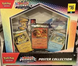 Pokemon Prismatic Evolutions Poster Collection Sealed Full Display Case Lot Of 6 - Image 1
