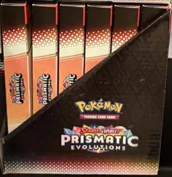 Pokemon Prismatic Evolutions Poster Collection Sealed Full Display Case Lot Of 6 - Image 2