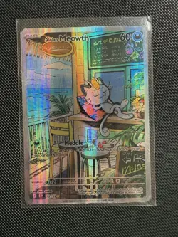Pokemon Pocket TCG Alolan Meowth 73/69 Extradimensional Crisis Holographic Rare - Image 1