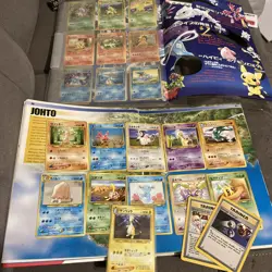 Pokemon: Japanese Neo Genesis bundle Typhlosion & Feraligatr Meganium extras - Image 1
