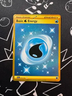 Basic Water Energy 279/193 Pokemon TCG S&V Paldea Evolved Hyper Rare English - Image 1