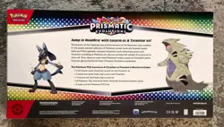Pokemon Prismatic Evolutions Lucario ex Tyranitar ex Premium Collection Sealed - Image 2
