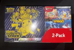 Pokemon Surging Sparks Elite Trainer Box and Booster Bundle Costco, 2-Pack - Image 1