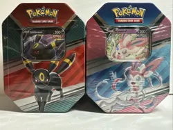Pokemon V Heroes Tins Umbreon V and Sylveon V - Image 1
