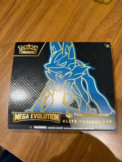 Pokemon Center - TCG Mega Evolution Elite Trainer Box ETB - Lucario - Empty - Image 1