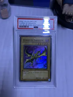CURSE OF DRAGON 2002 YUGIOH! LEGEND OF BLUE EYES #LOB-066 PSA 10 ENGLISH - Image 4