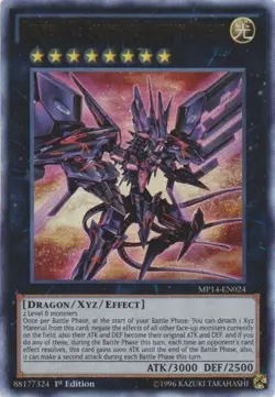 Yugioh! MP Number 107: Galaxy-Eyes Tachyon Dragon - MP14-EN024 - Ultra Rare - 1s - Image 1