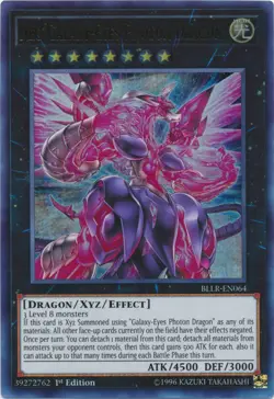 Yugioh! LP Neo Galaxy-Eyes Photon Dragon - BLLR-EN064 - Ultra Rare - 1st Edition - Image 1