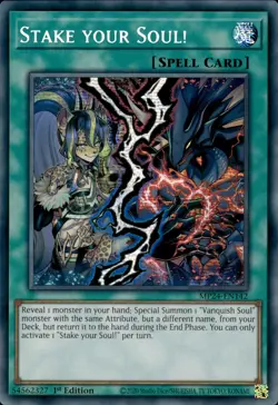 Stake Your Soul! - Prismatic Secret Rare 1st Edition MP24-EN142 - NM - YuGiOh - Image 1