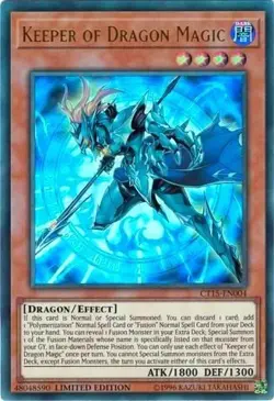 1x Keeper of Dragon Magic - Limited NM Eng YuGiOh - 2018 Mega-Tins - Image 1