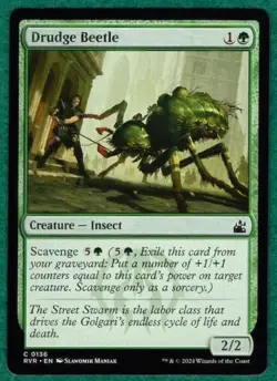 Drudge Beetle - Ravnica Remastered RVR #0136 - Magic: The Gathering MTG Card - Image 1