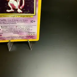 Mewtwo 010/102 Base Set Holo Unlimited Rare Card LP Vintage Pokemon Card - Image 4