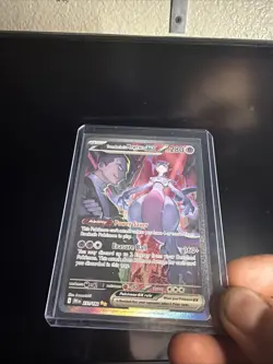 Pokemon Team Rockets Mewtwo EX Card 231/182 Destined Rivals English Edition - Image 2