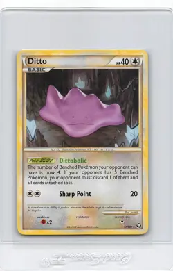 Ditto 17/102 - NON-HOLO RARE - HGSS Triumphant - 2010 Pokemon Card - NM - Image 1