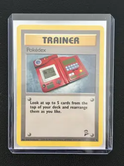 Pokemon TCG Base Set 2 Pokedex Card 115/130 Uncommon LP - Image 1